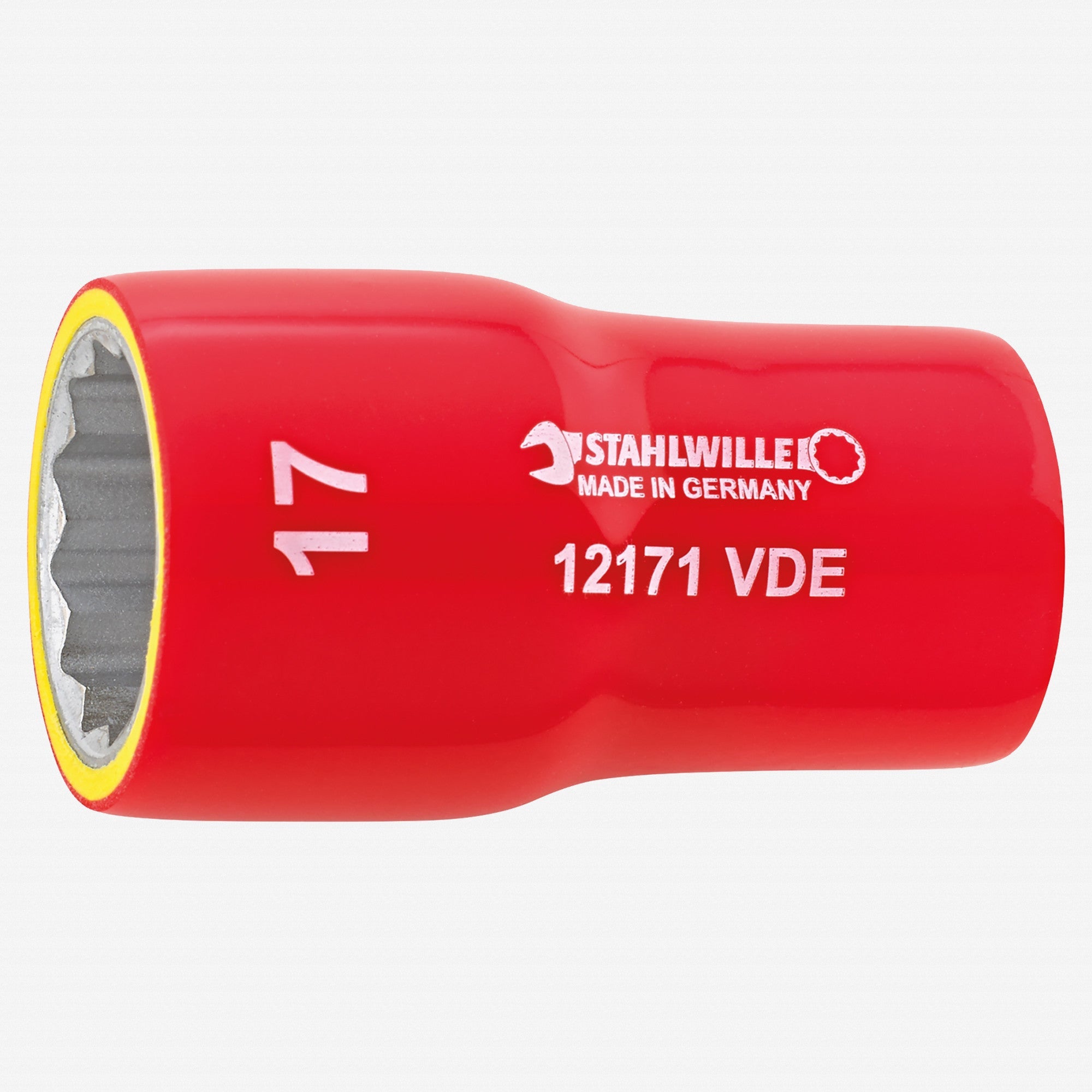 Stahlwille 12171 VDE Socket, 12 Point, 9 mm, 3/8" Drive