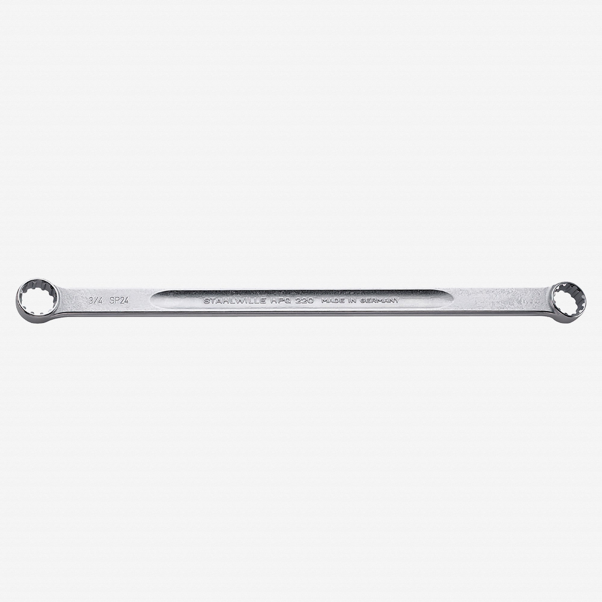 Stahlwille 220aSP Double Ended Ring Spanner, 8 x 10 Spline size (1/4 x 5/16")