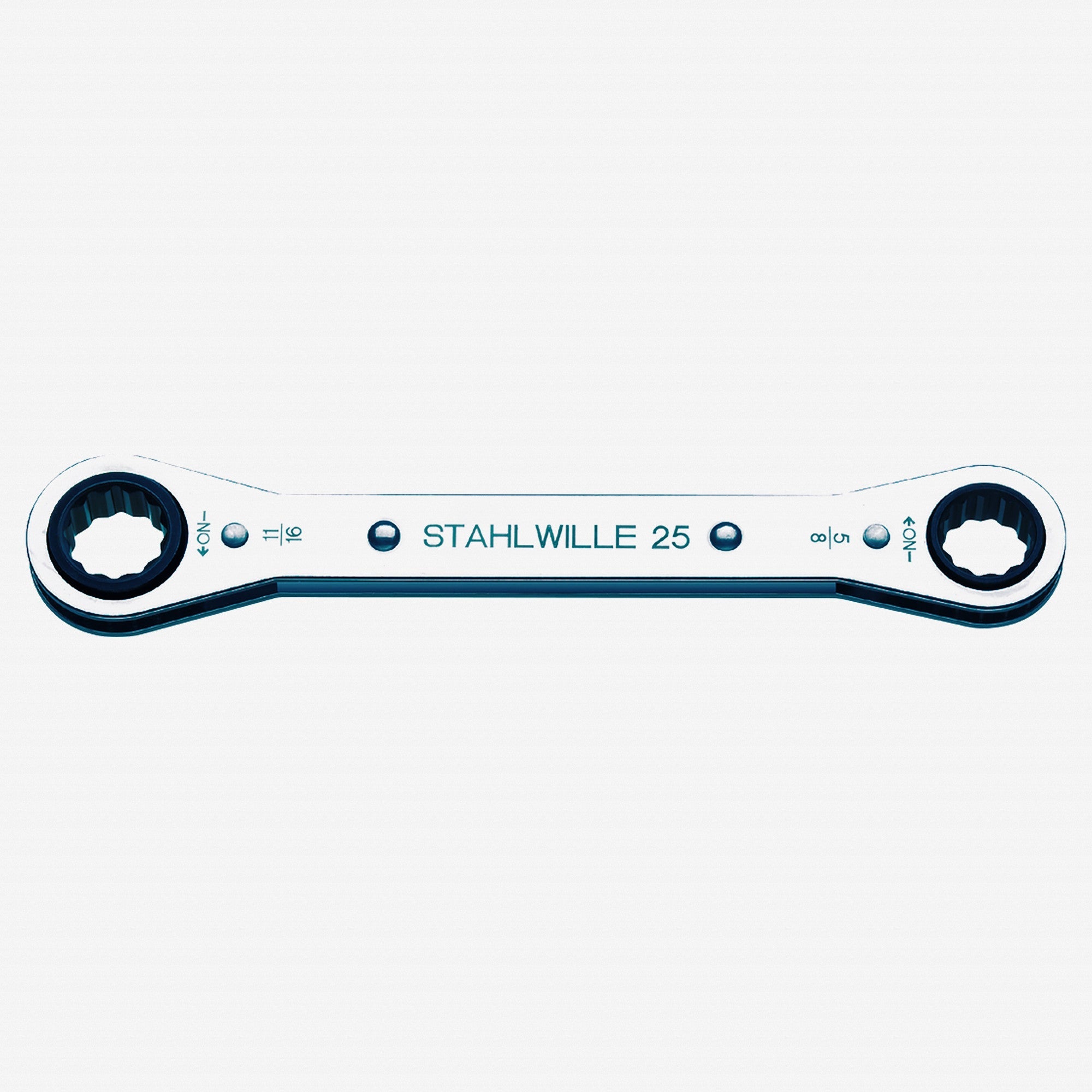 Stahlwille 25aN Ratchet Ring Spanner, 3/4" x 7/8"