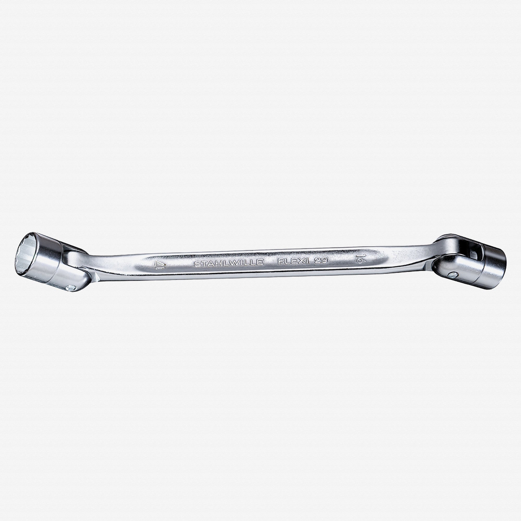 Stahlwille 29 Double Ended Flexi-Joint Spanner FLEXI, 16 x 17 mm