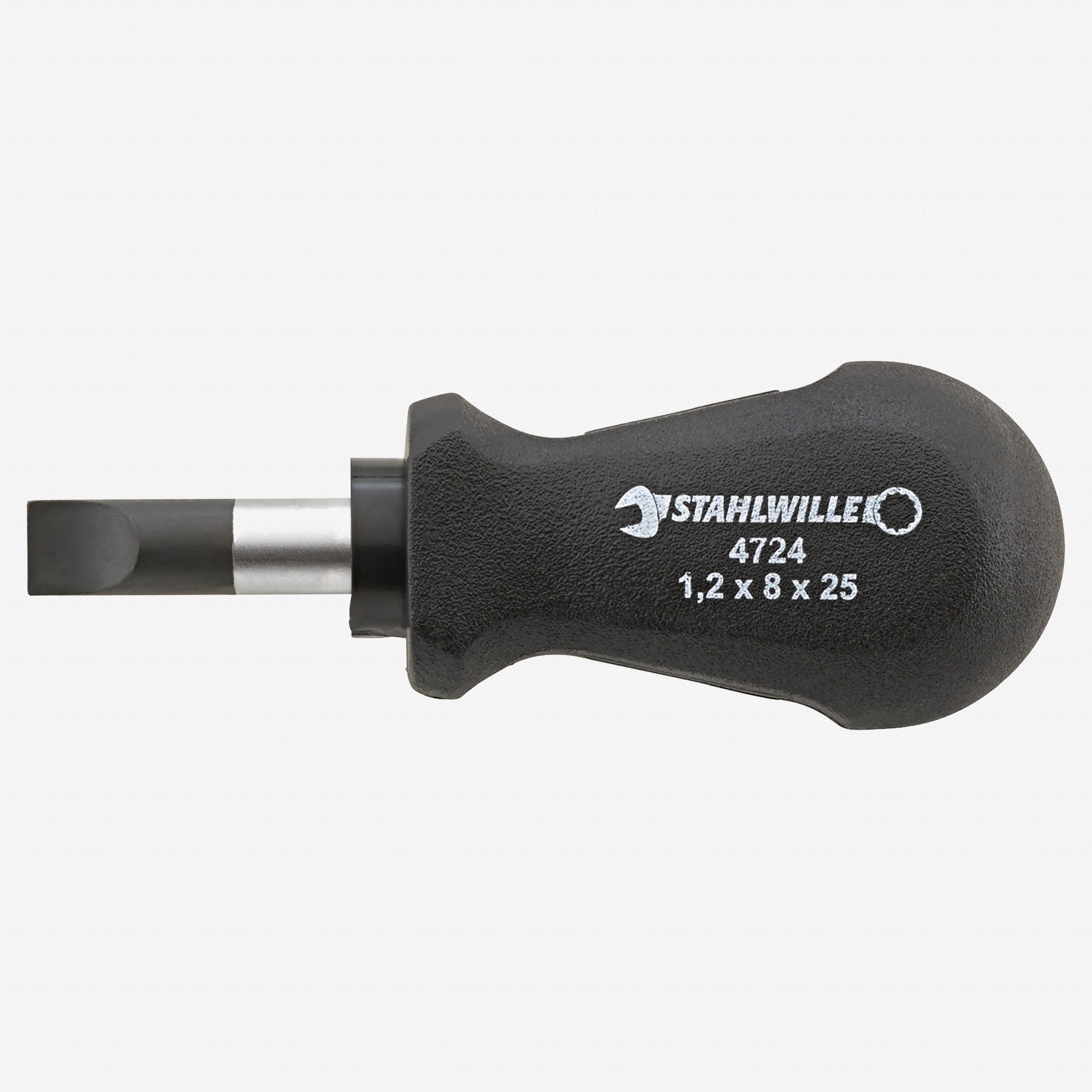 Stahlwille 4724 Slotted Stubby Screwdriver DRALL, 3.5mm