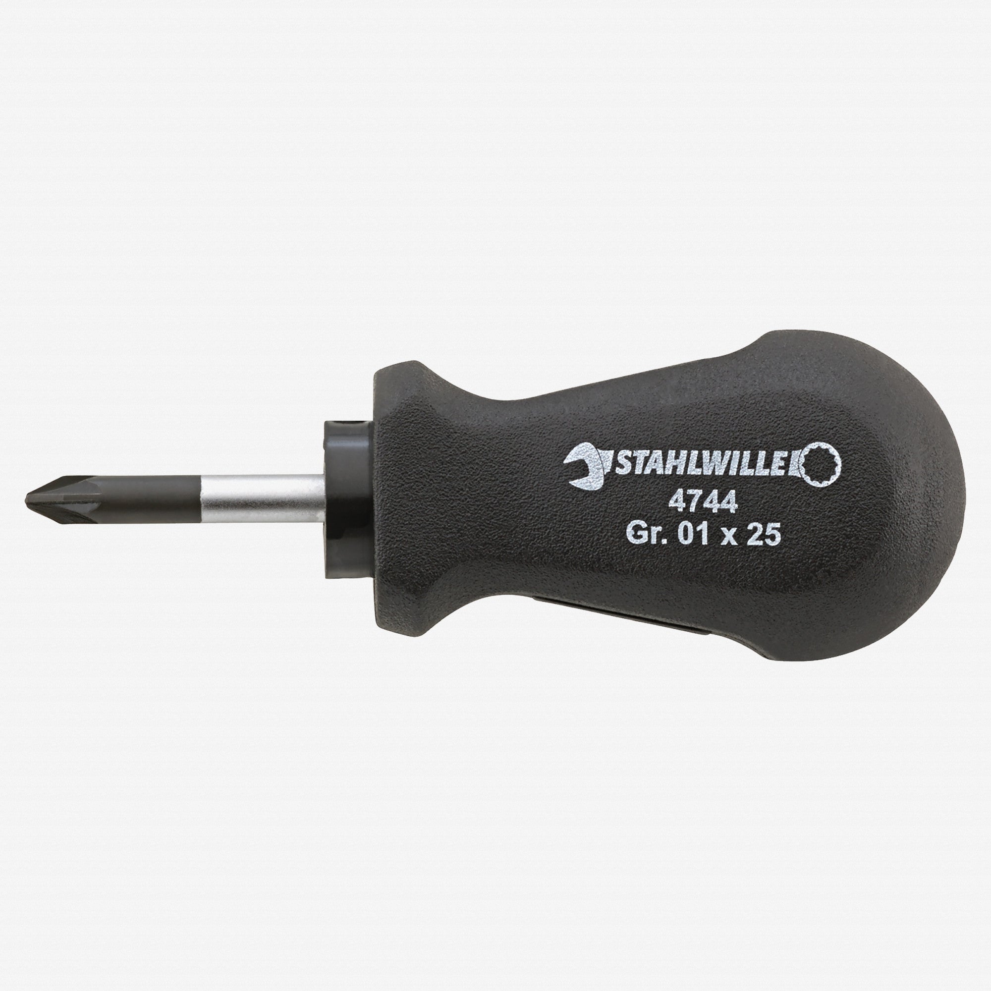 Stahlwille 4744 Pozidriv Stubby Screwdriver DRALL, #1