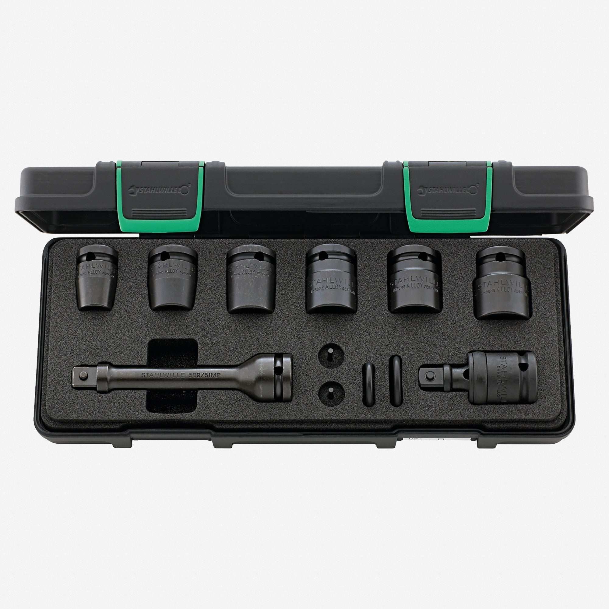 Stahlwille 50IMP/6/2 IMPACT Socket Set, 1/2" Drive, Metric, 12 Pieces