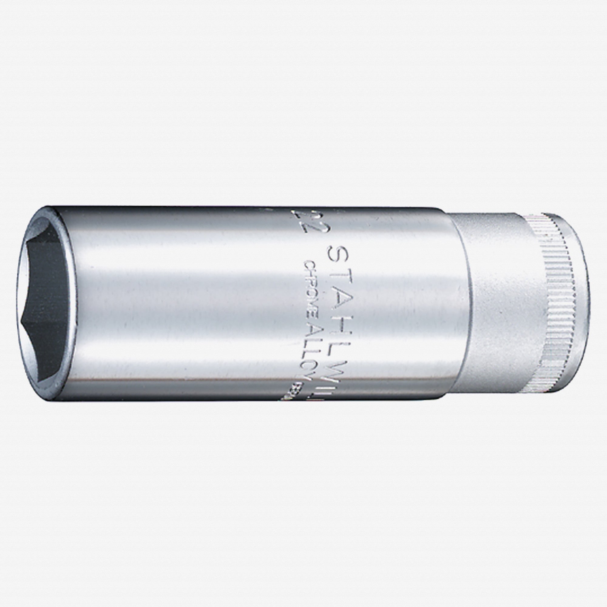 Stahlwille 51S Extra Deep Socket, 1/2" Drive, 6 Point, 20.8mm - 13/16" (with rubber insert)