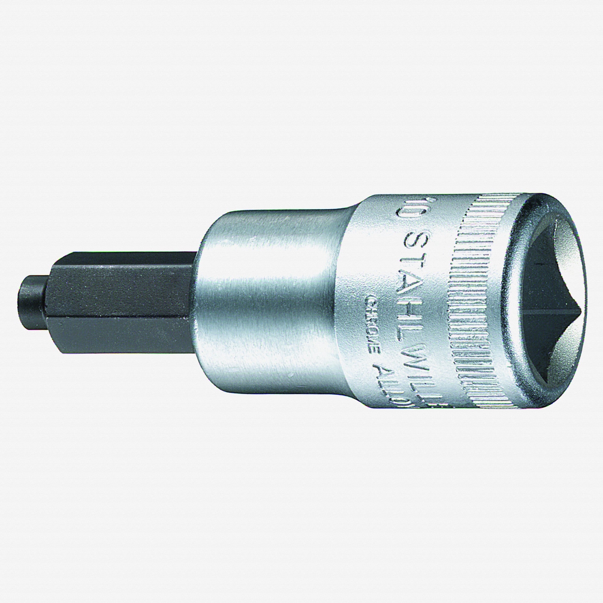Stahlwille 54IC Hex Socket with Guide Pin, 1/2" Drive, 12 mm
