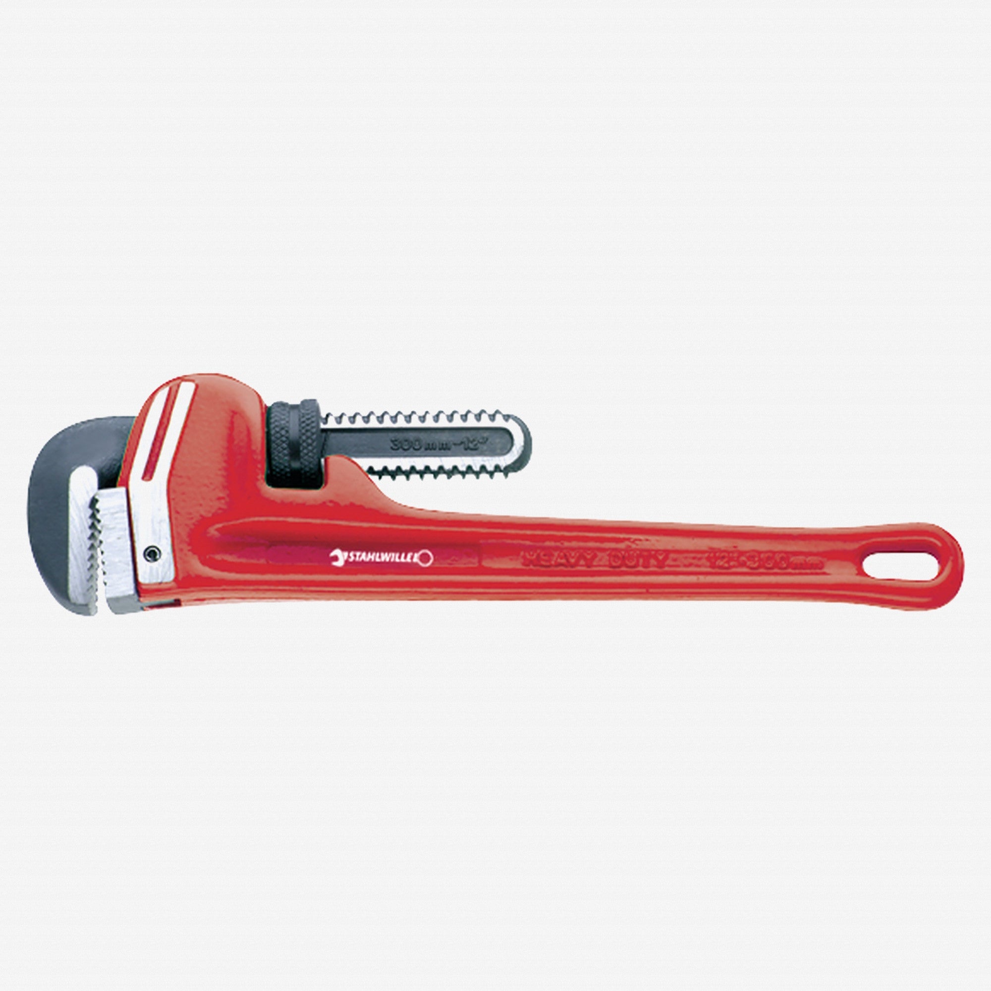 Stahlwille 6558 Heavy Duty Pipe Wrench, 12"