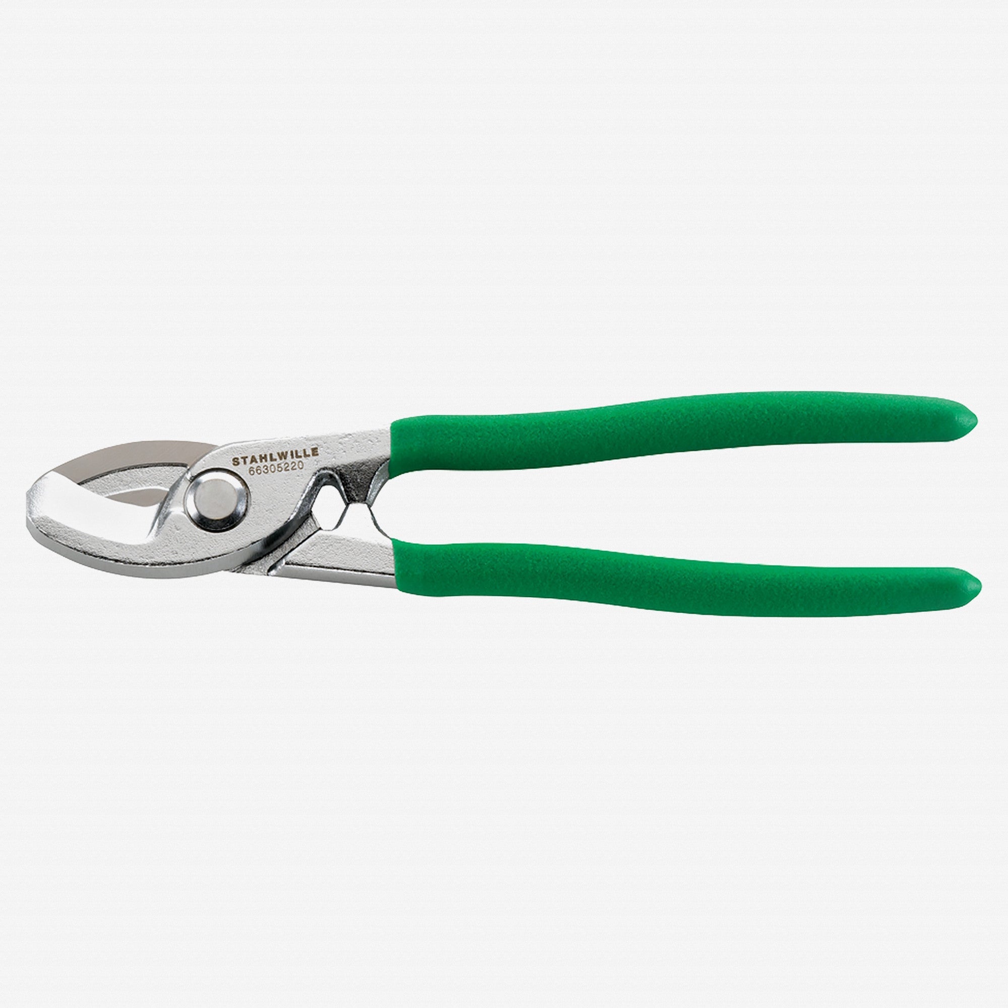 Stahlwille 6630 Cable shear, 220 mm, Chrome, Dip-Coated Handles