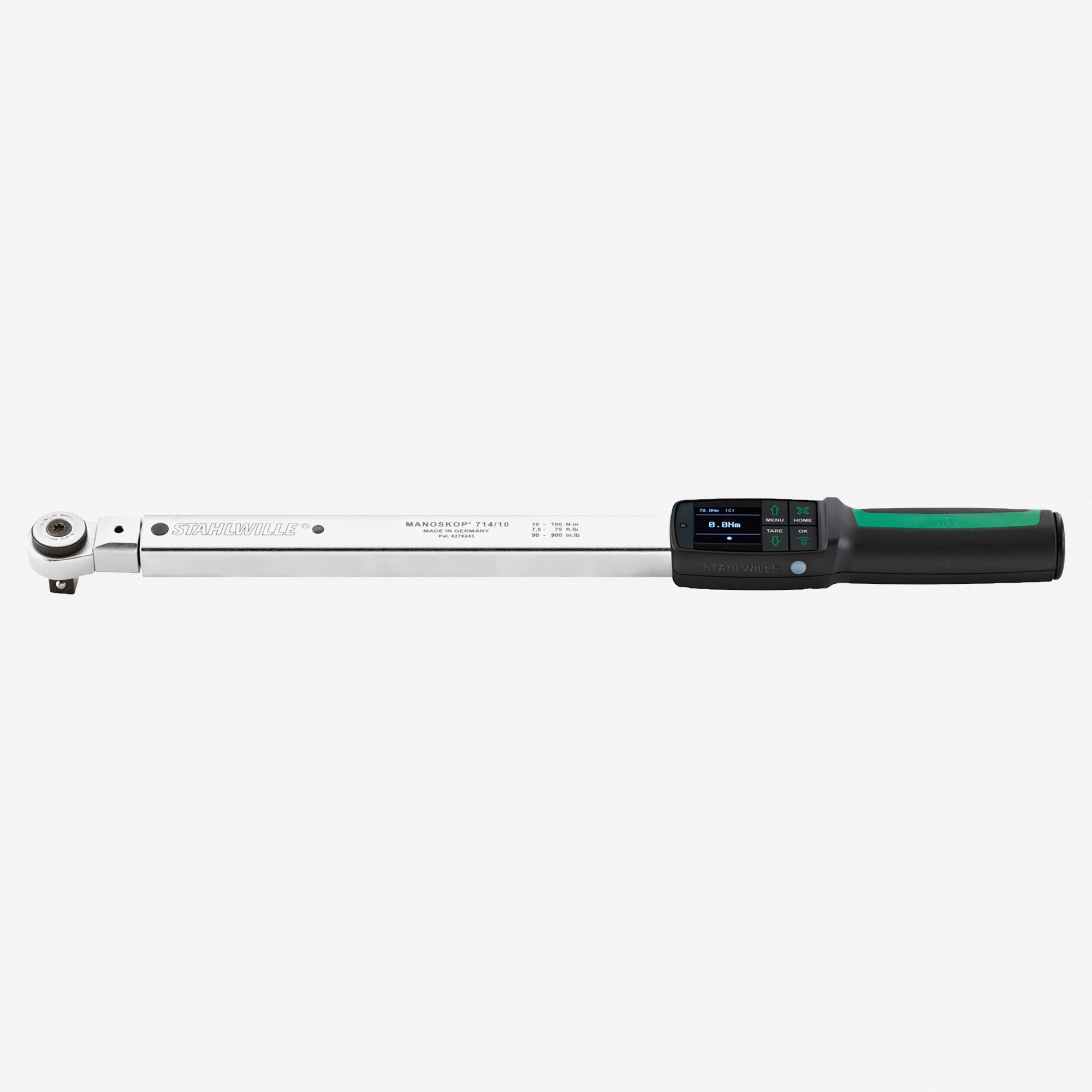 Stahlwille 714R MANOSKOP Tightening Angle Torque Wrench, Size 10; 10-100 Nm, 1/2",9x12 mm