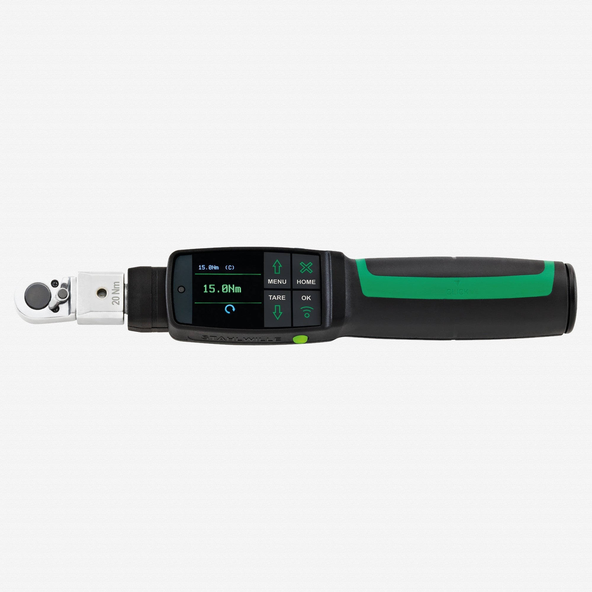 Stahlwille 714R MANOSKOP Tightening Angle Torque Wrench, Size 2; 2-20 Nm, 1/4", 9 x 12 mm