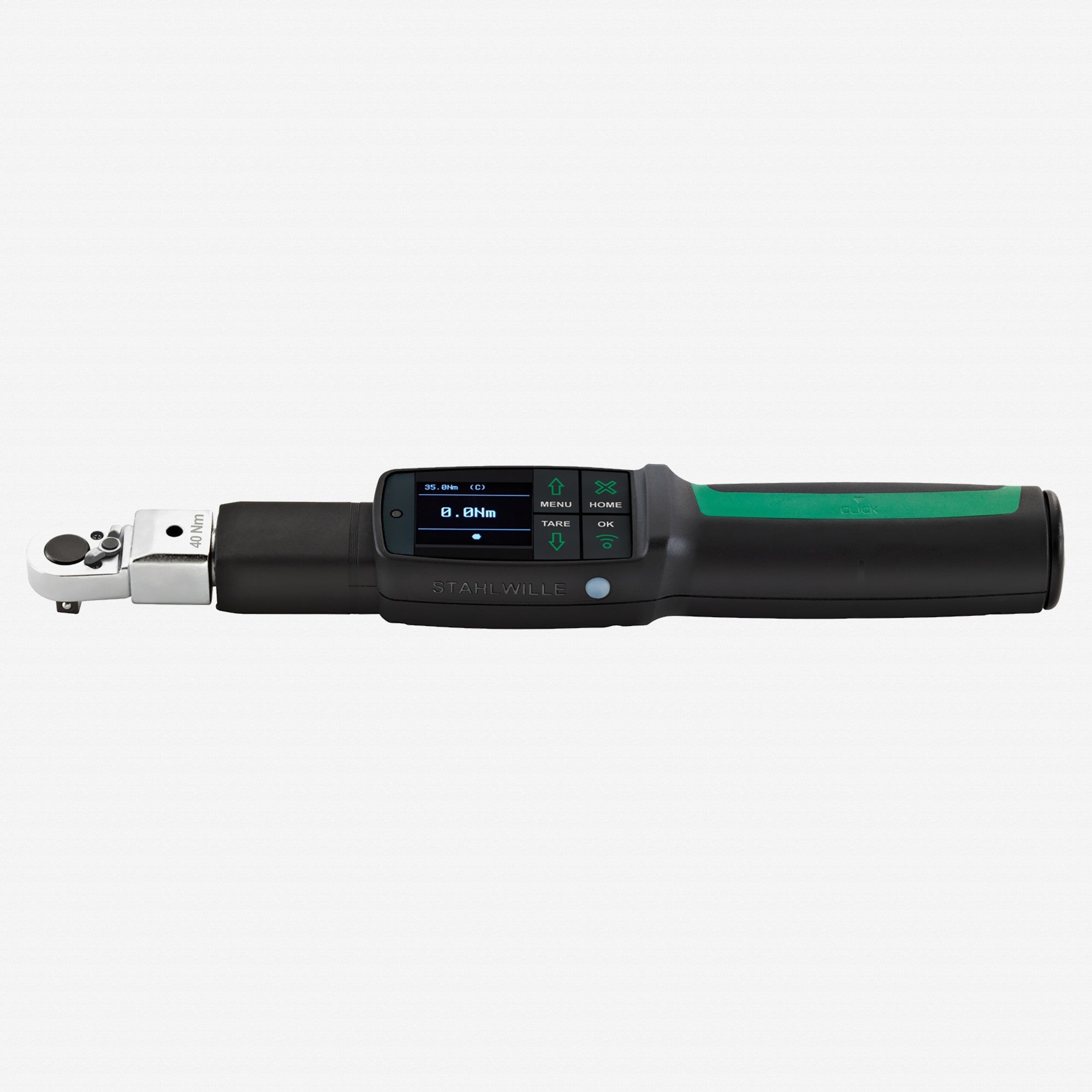 Stahlwille 714R MANOSKOP Tightening Angle Torque Wrench, Size 4; 4-40 Nm, 1/4", 9x12 mm