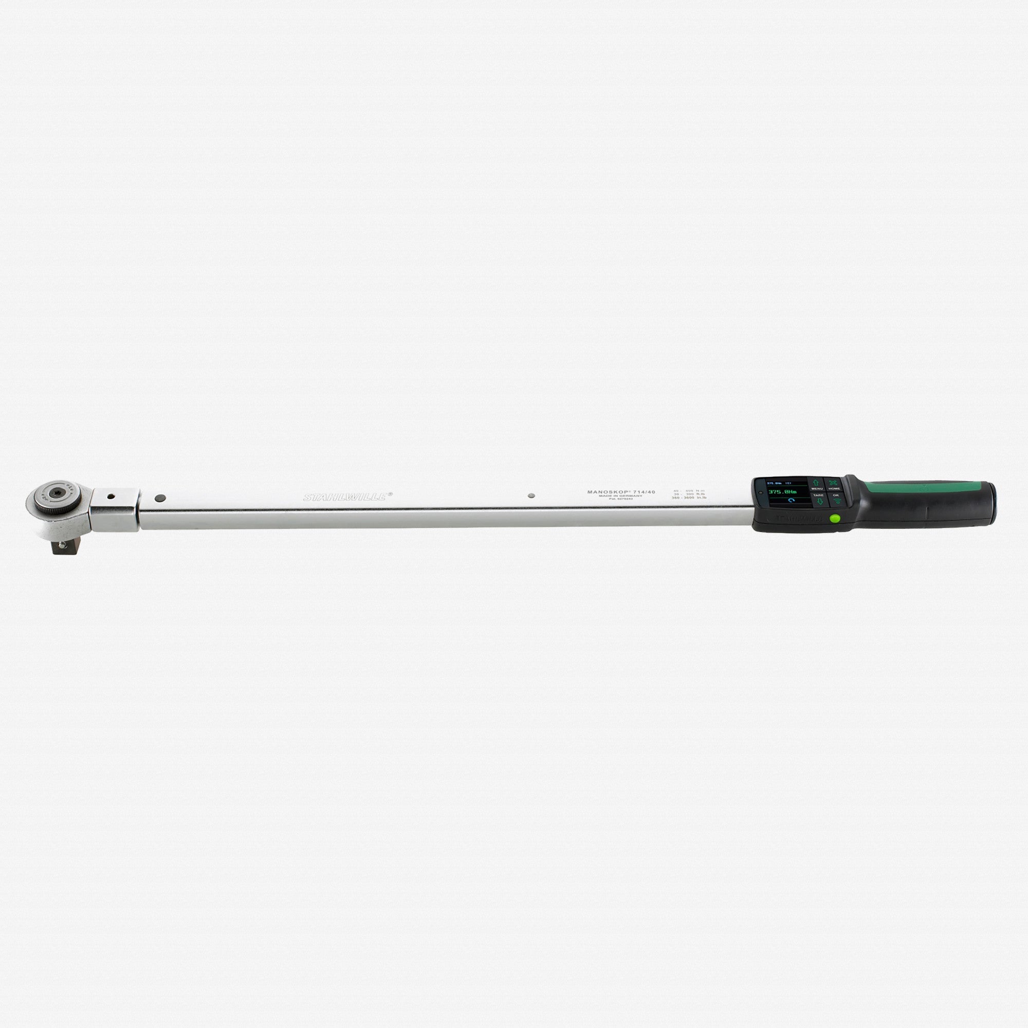 Stahlwille 714R MANOSKOP Tightening Angle Torque Wrench, Size 40; 40-400 Nm, 3/4", 14x18 mm