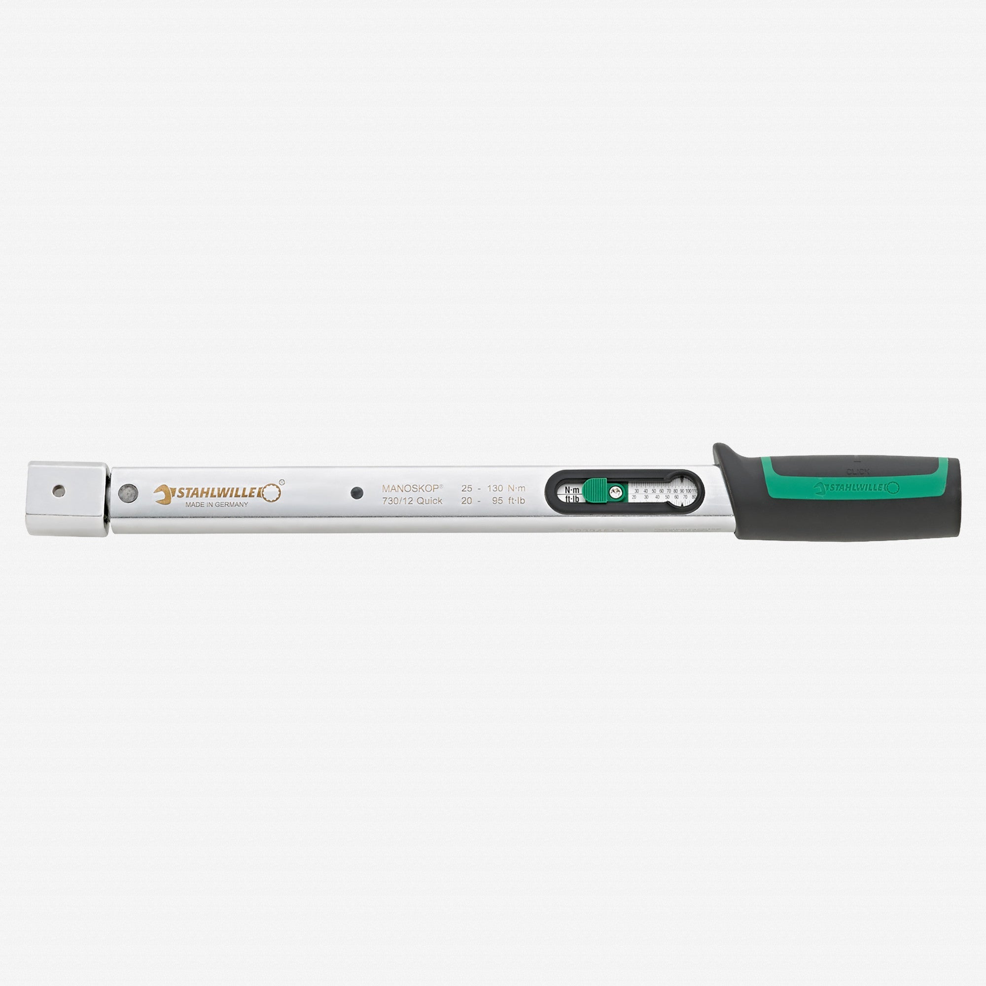 Stahlwille 730 Quick Basic Torque Wrench, Size 12, 25-130 Nm, 14 x 18mm