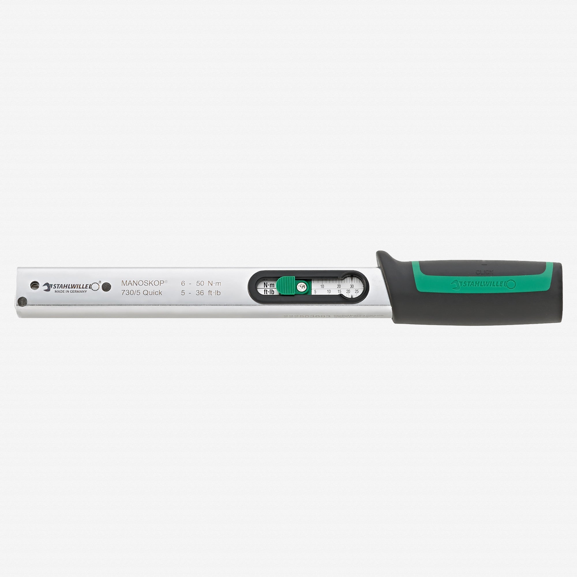 Stahlwille 730 Quick Basic Wrench, Size a/5, 6-50 Nm, 9 x 12 mm
