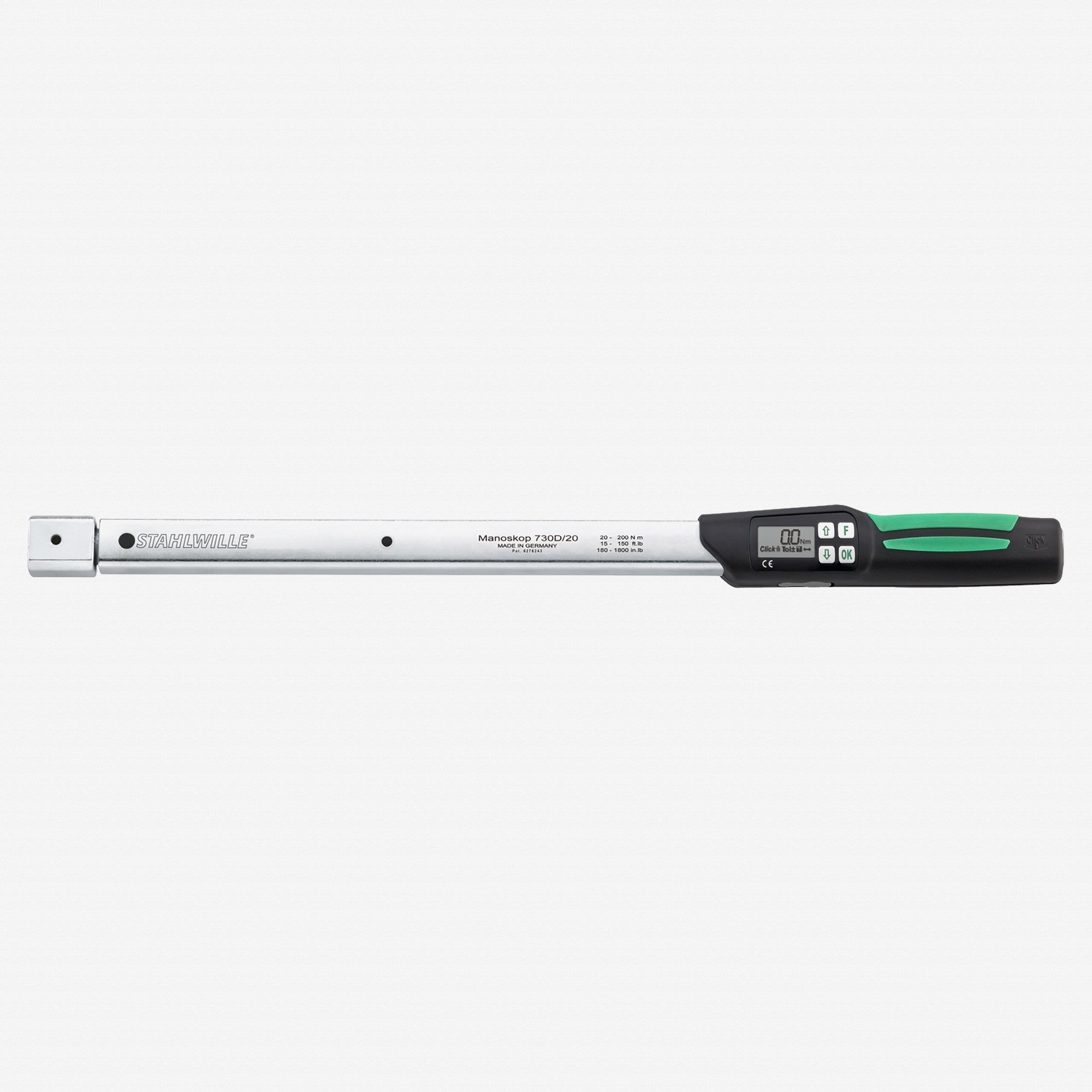 Stahlwille 730D Service/Series MANOSKOP torque wrench, size 40; 40-400 Nm, 14x18 mm