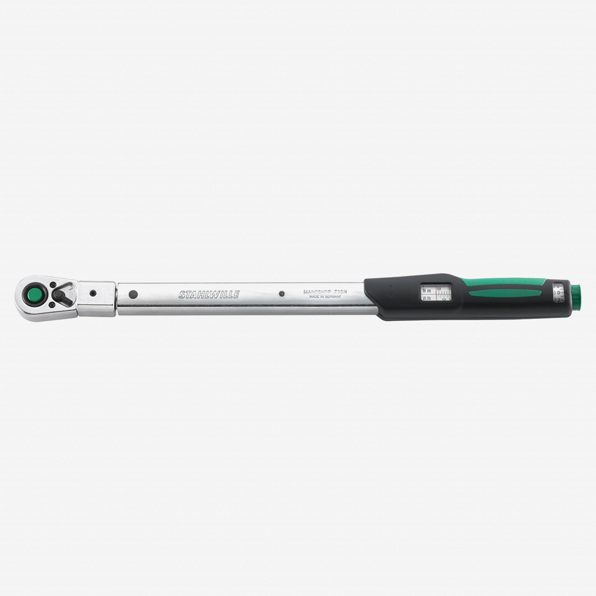 Stahlwille 730NR Service MANOSKOP 3/8" Torque Wrench, Size 5QR FK; 10-50 Nm