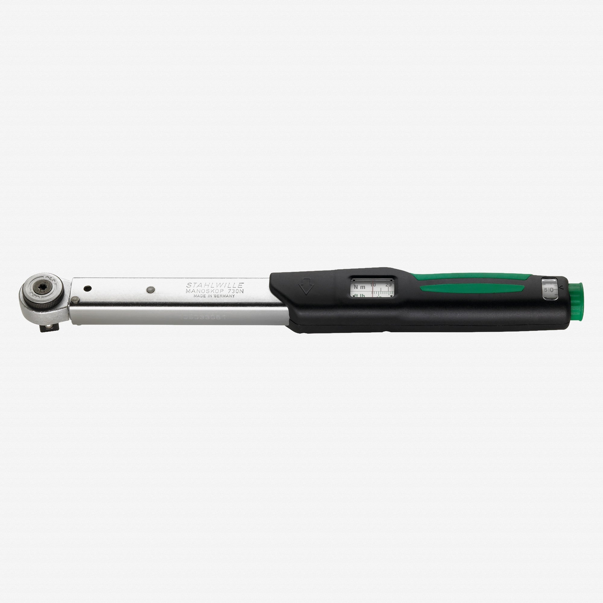 Stahlwille 730NR Service MANOSKOP Torque Wrench, Size 5 FK; 10-50 Nm