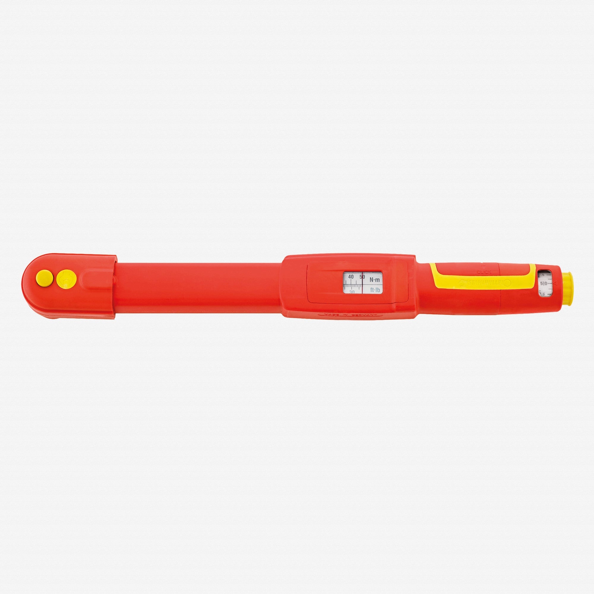 Stahlwille 730R VDE MANOSKOP Insulated Torque Wrench, Size 2.5, 3/8" Drive, 9x12, 4 - 25 Nm