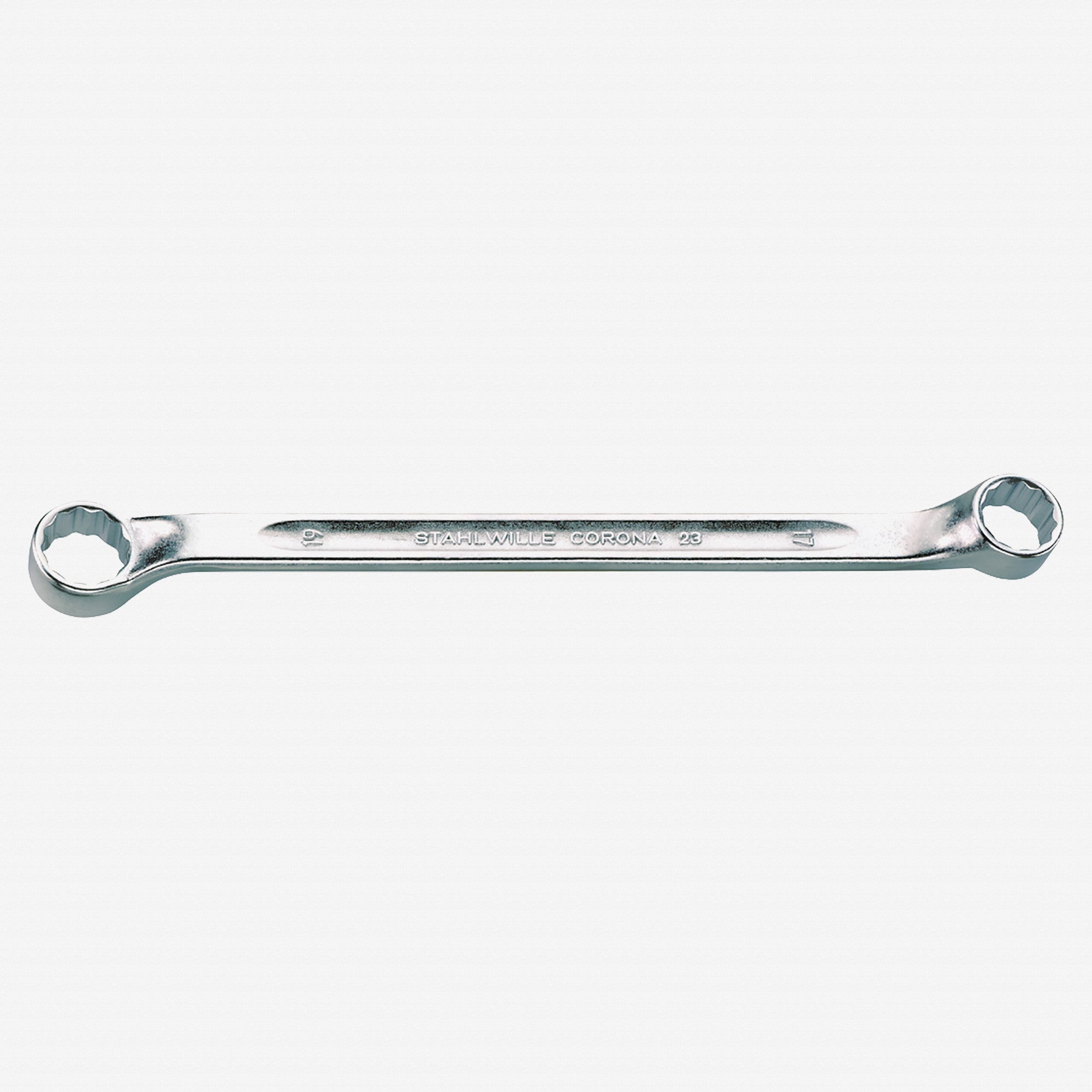 Stahlwille CORONA 23 Shallow Offset Double Box End Wrench, 14 x 15 mm
