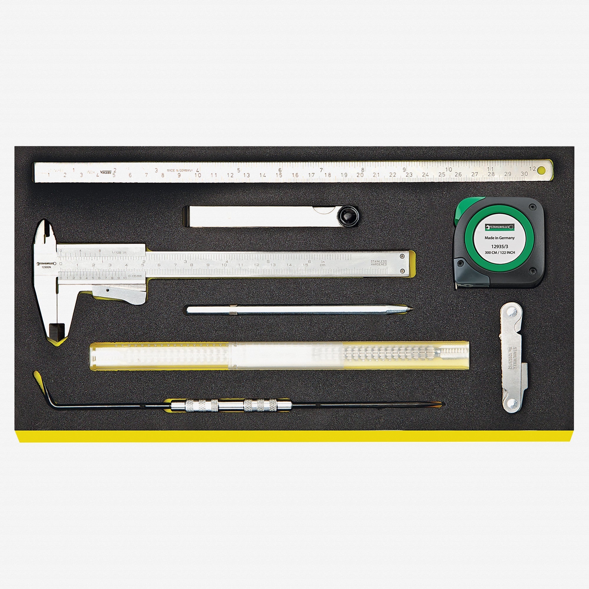 Stahlwille TCS 11095-13110/8 Measuring and Layout Tools in TCS Inlay