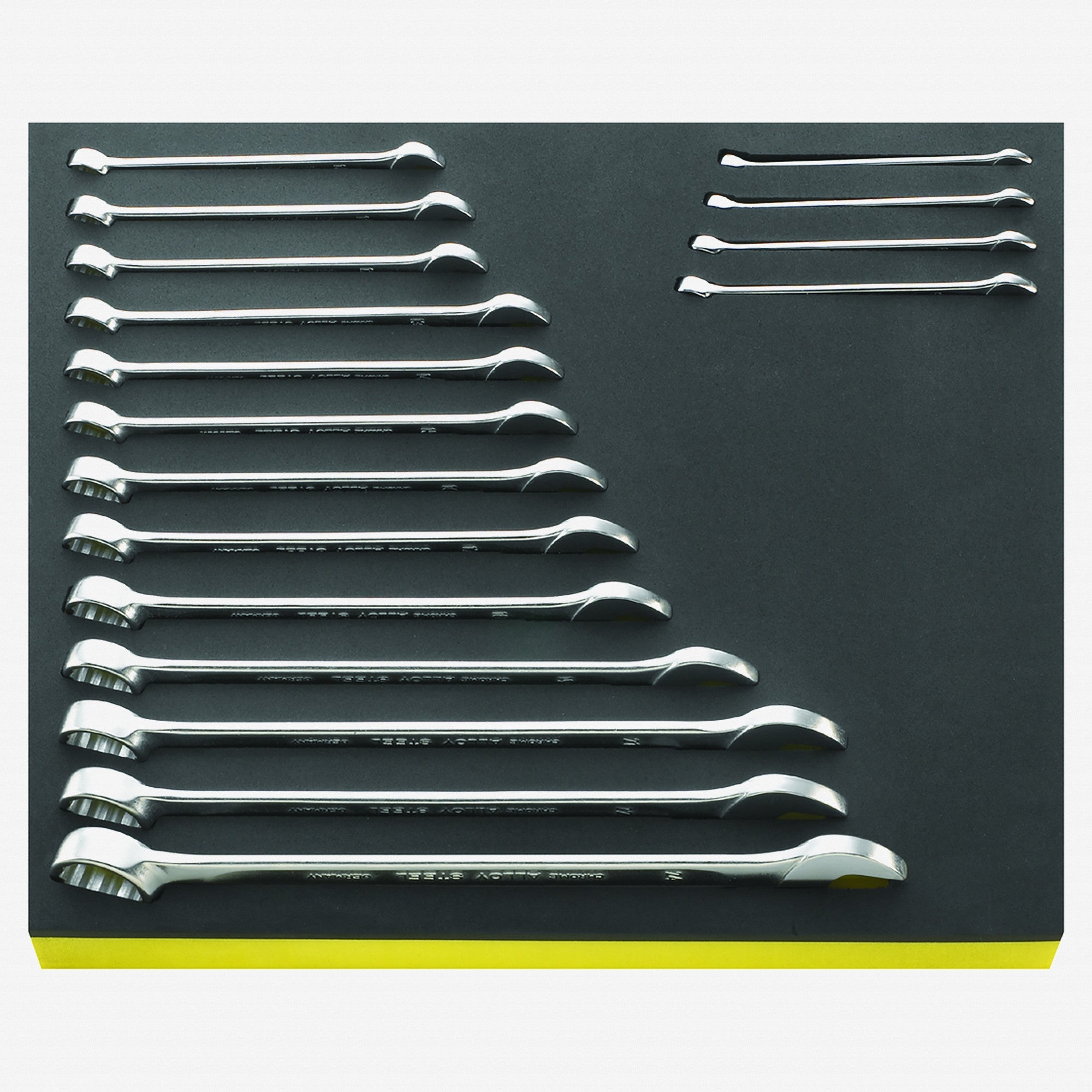 Stahlwille TCS 13/17 Metric Combination Wrench Set, 6-24 mm, 17 Pieces in TCS Inlay
