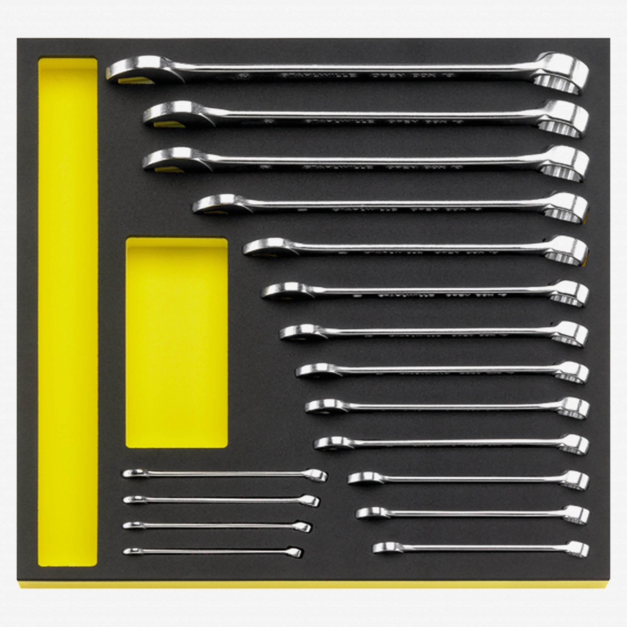 Stahlwille TCS 13/17 MF Combination Wrench Set, 6 - 24 mm, 17 PIeces in TCS Inlay