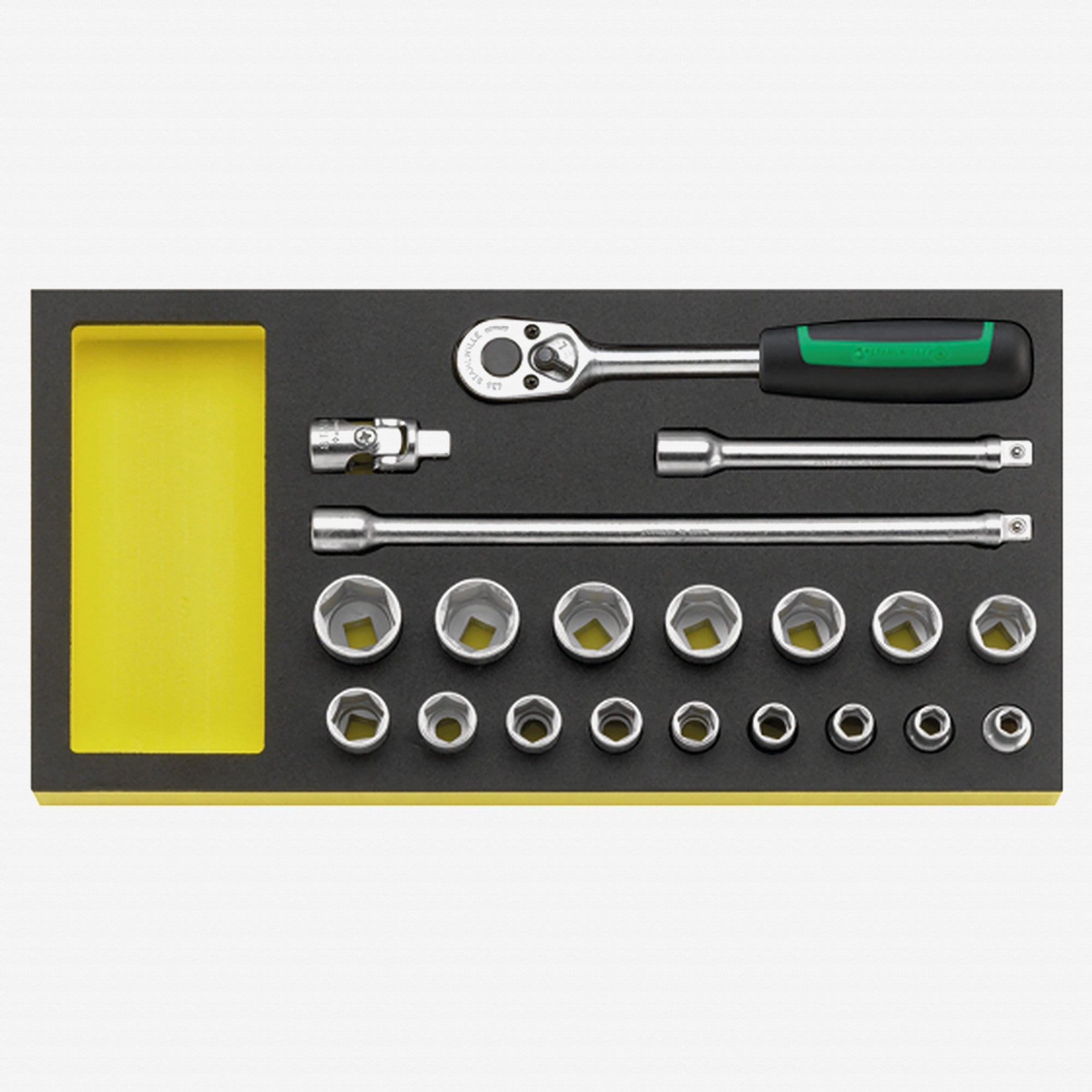Stahlwille TCS 456/16/4 MF Metric 3/8" Socket Set in TCS Inlay, 20 Pieces