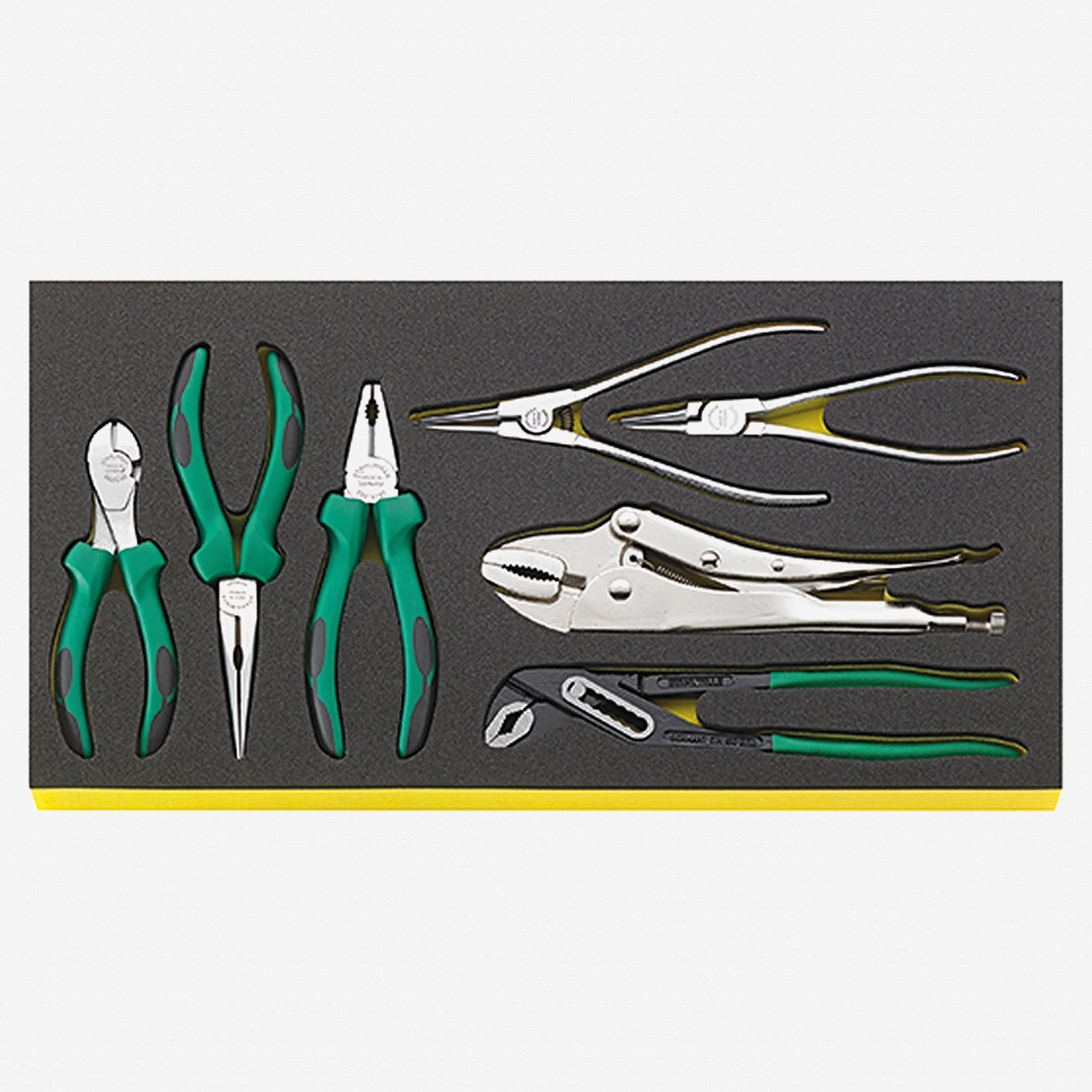 Stahlwille TCS WT 6501-6602/7 Pliers Set in TCS Inlay, 7 Pieces