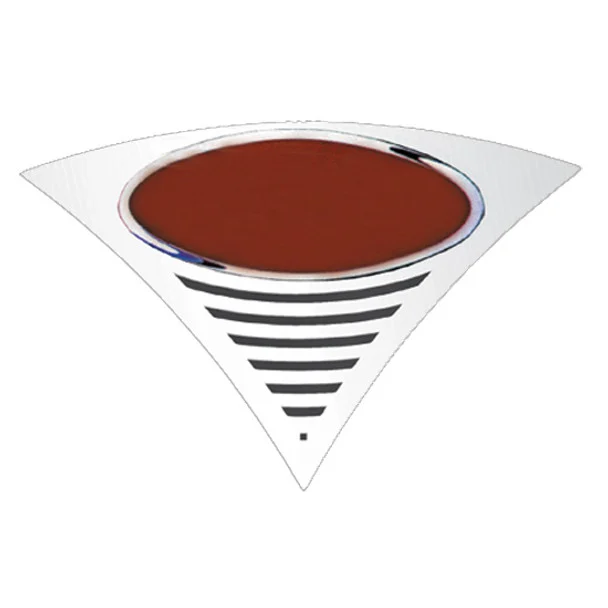 Stainless Steel Emblem Accent Chevron Style For Peterbilt