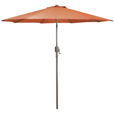 Stay Shaded and Cool with our 9ft Outdoor Orange Patio Umbrella – Perfect for Summer