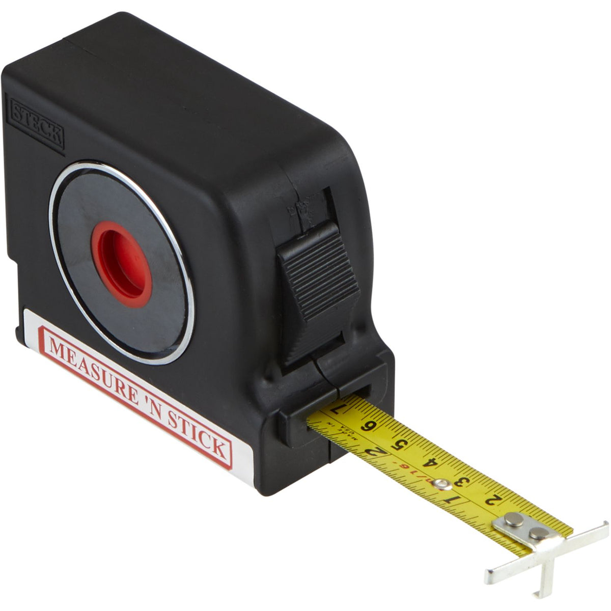 Steck 36000 Measure'N Stick - 3/4" × 16 ft Magnetic Tape Measure with Adjustable Rear Tip and