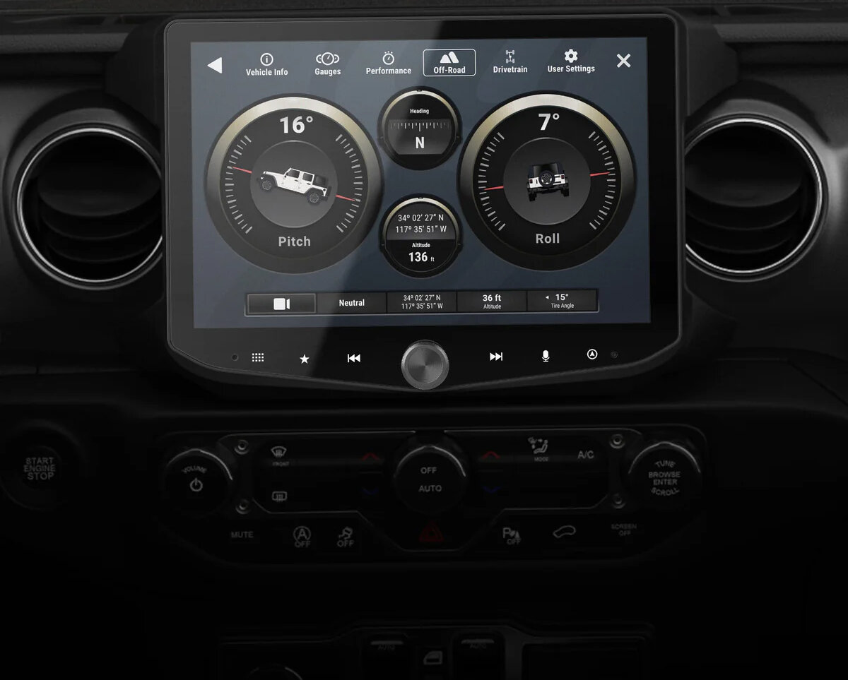Stinger RB10JW18X HORIZON10 10" Radio Fully Integrated Kitfor 18-23 Jeep Wrangler JL & Gladiator JT