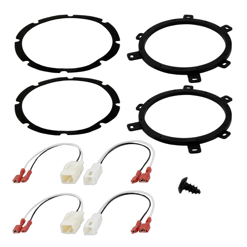 Stinger JK11-SBSH1 6.5" Speaker Bracket Kit for 11-18 Jeep Wrangler JK
