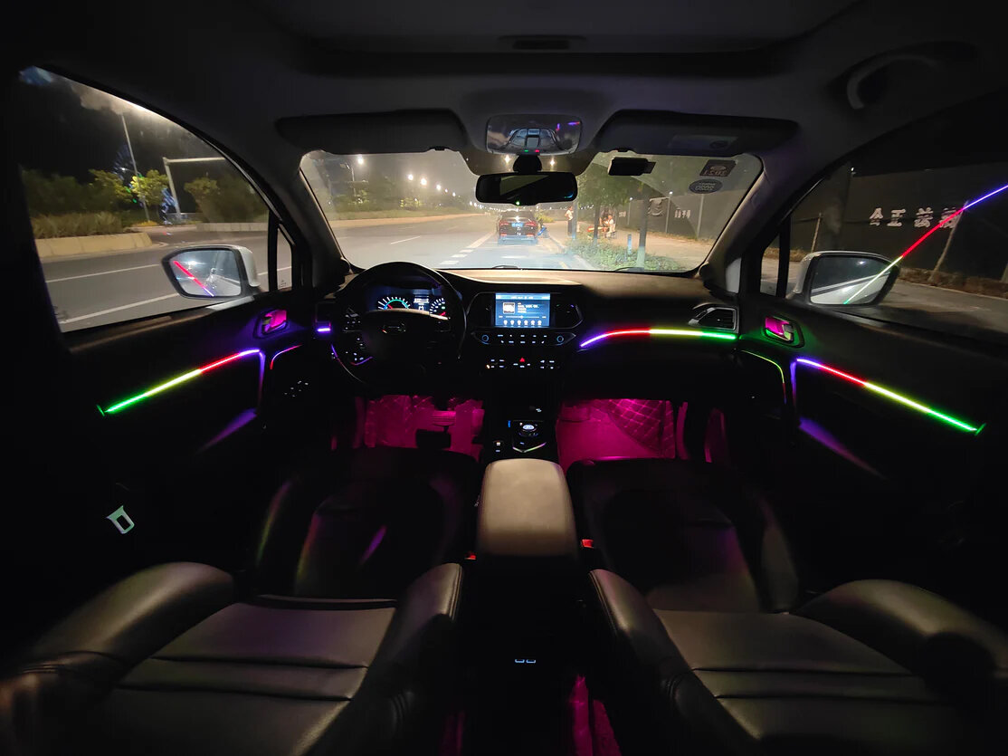 Stinger Race Sport Lighting COLORTRAIL RGBW LED Interior Strip Lighting Kitfor 2-Door & 4-Door Models
