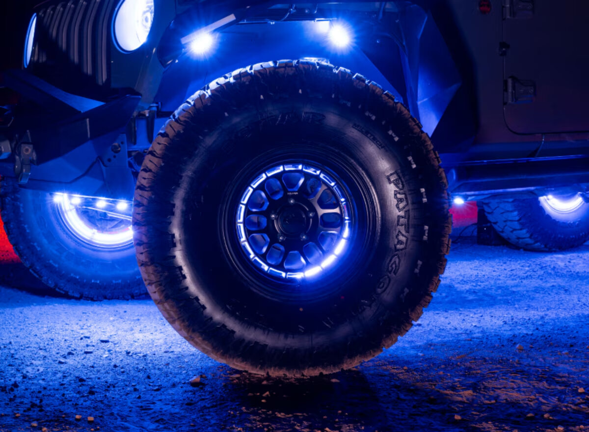Stinger RSCWL10 Race Sport Lighting 14-18" Adjustable RGBW Multi-Color LED Wheel Light Kit with ENLIGHT10 APP Full Control & Horizon Connectivity