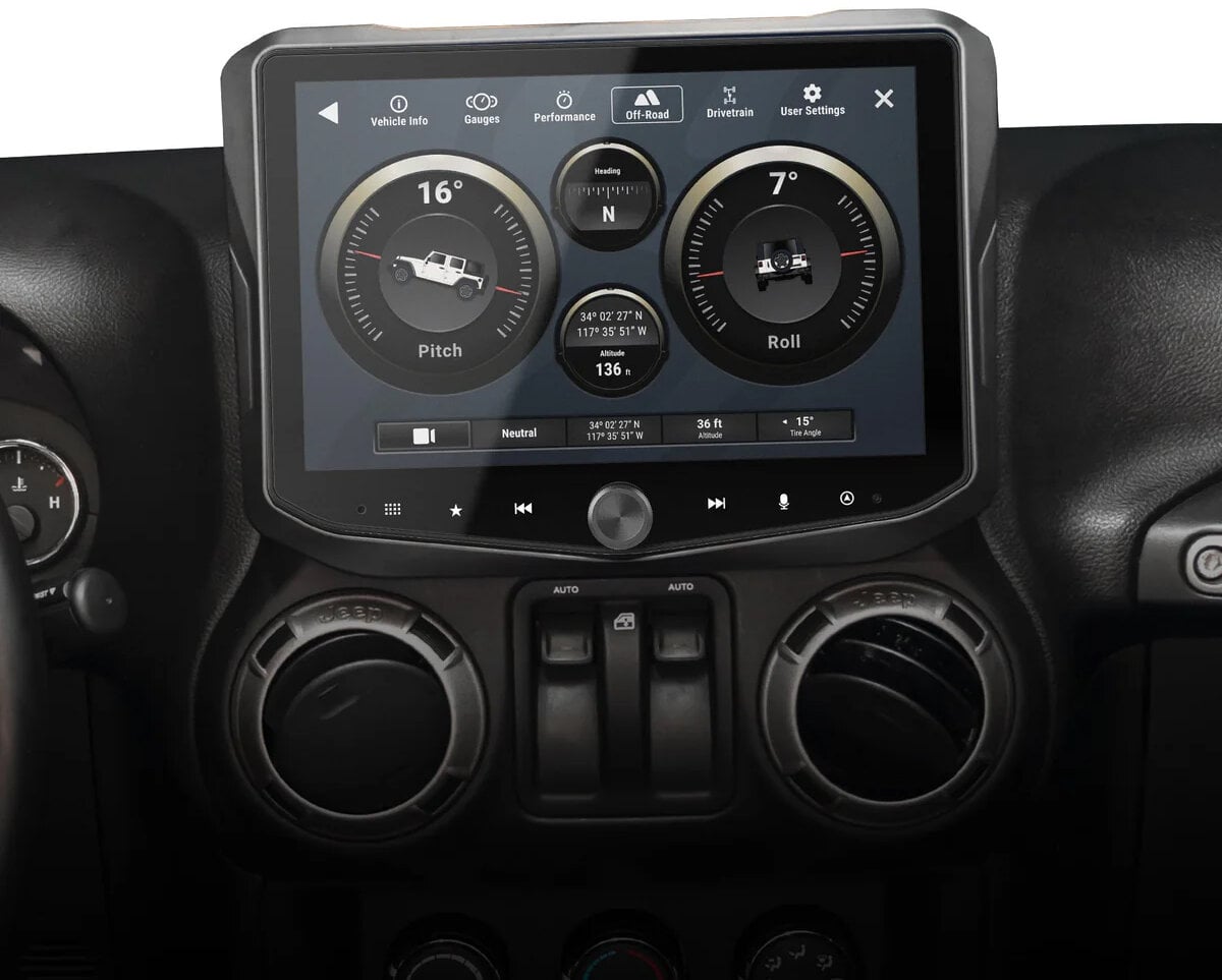 Stinger RB10JK11X HORIZON10 10" Radio Fully Integrated Kit for 11-18 Jeep Wrangler JK