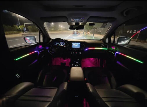 Race Sport Lighting AKIT10 LED Interior Ambient 10-Piece RGBW Multicolor for 2-Door Models