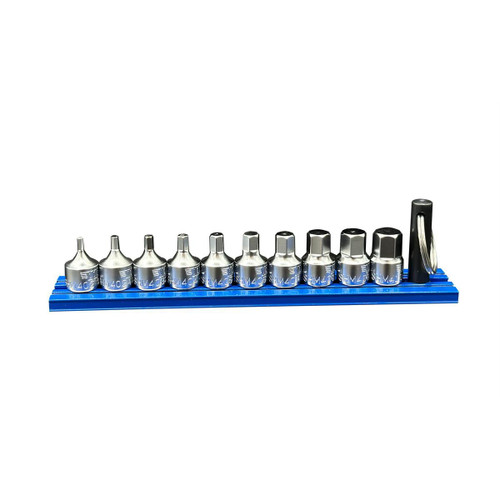 VIM 9-Piece 1/4 in. Dr. Metric 2mm - 10mm Stubby Hex Bit Set