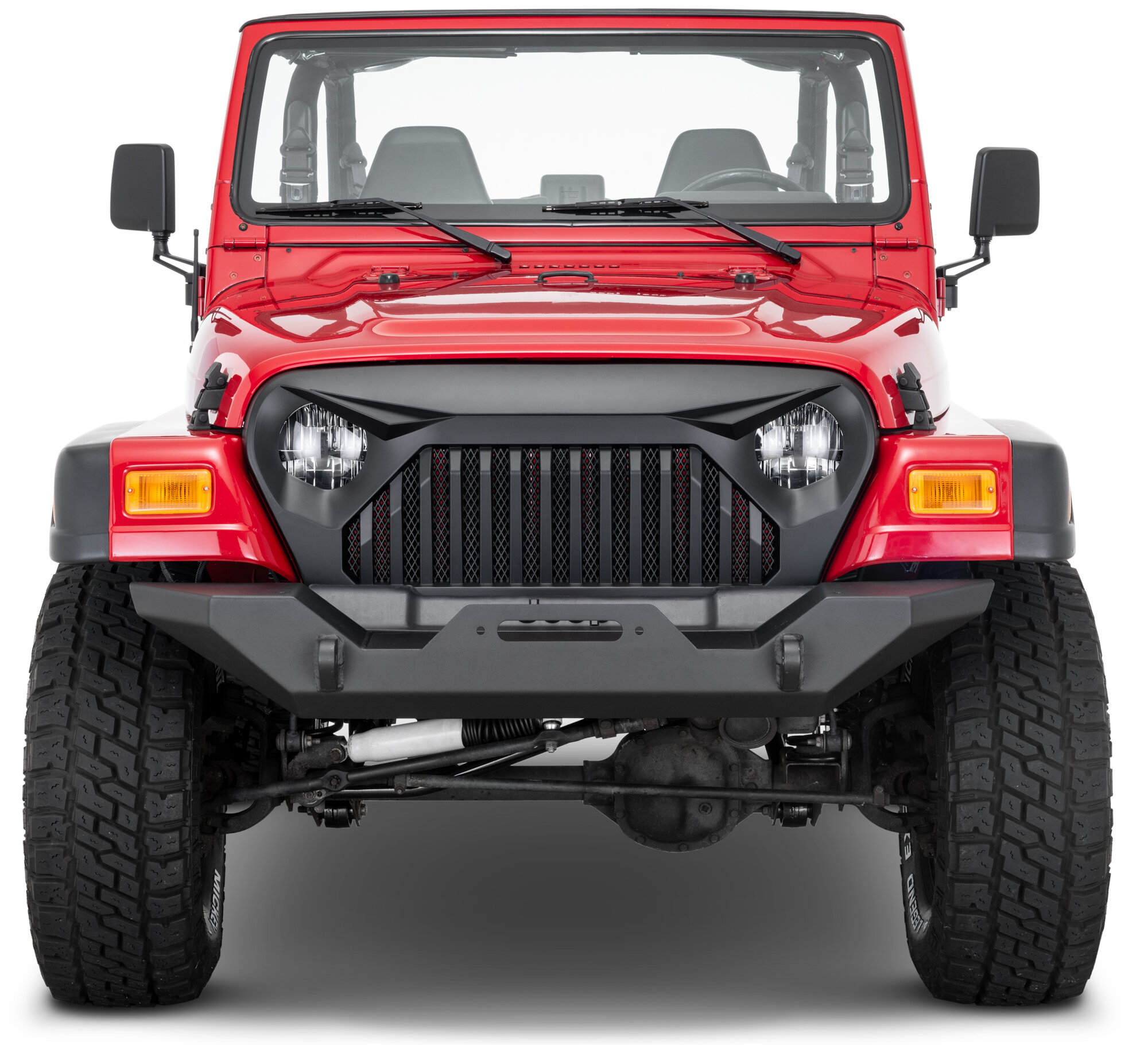 TACTIK Bull Shark Grille for 97-06 Jeep Wrangler TJ