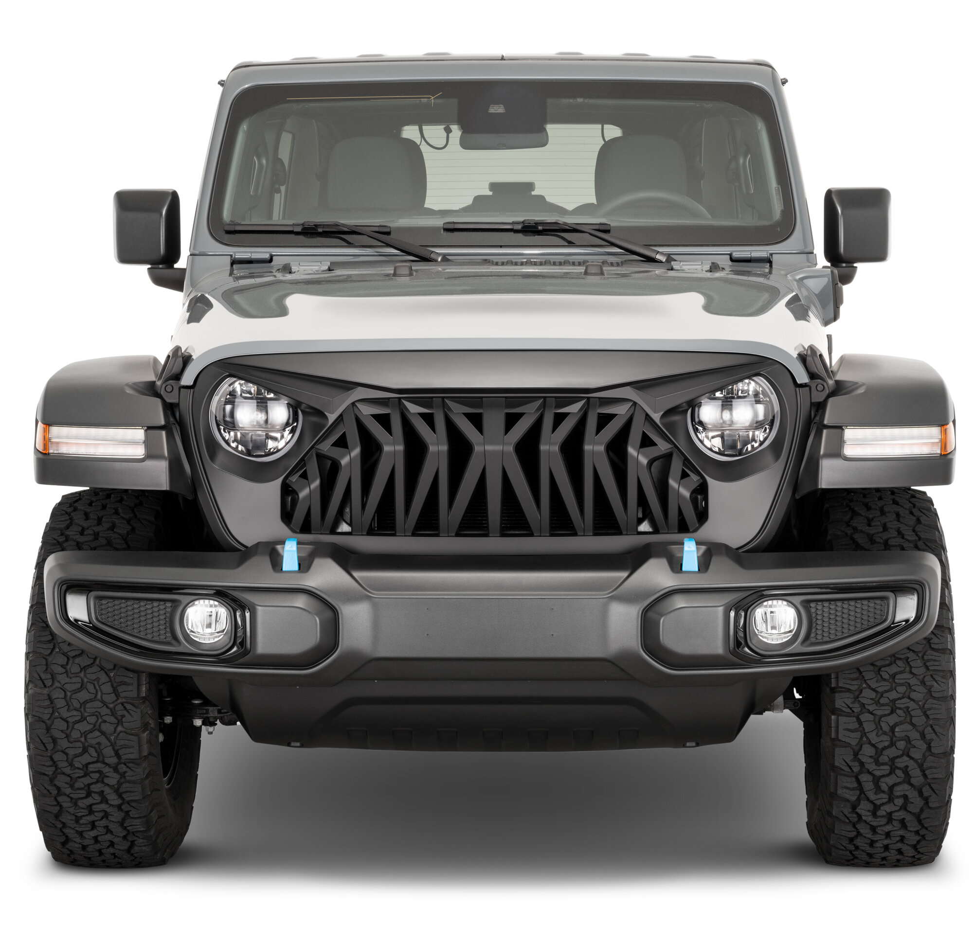 TACTIK Goblin Shark Grille for 18-25 Jeep Wrangler JL & 20-25 Jeep Gladiator JT w/o TrailCam