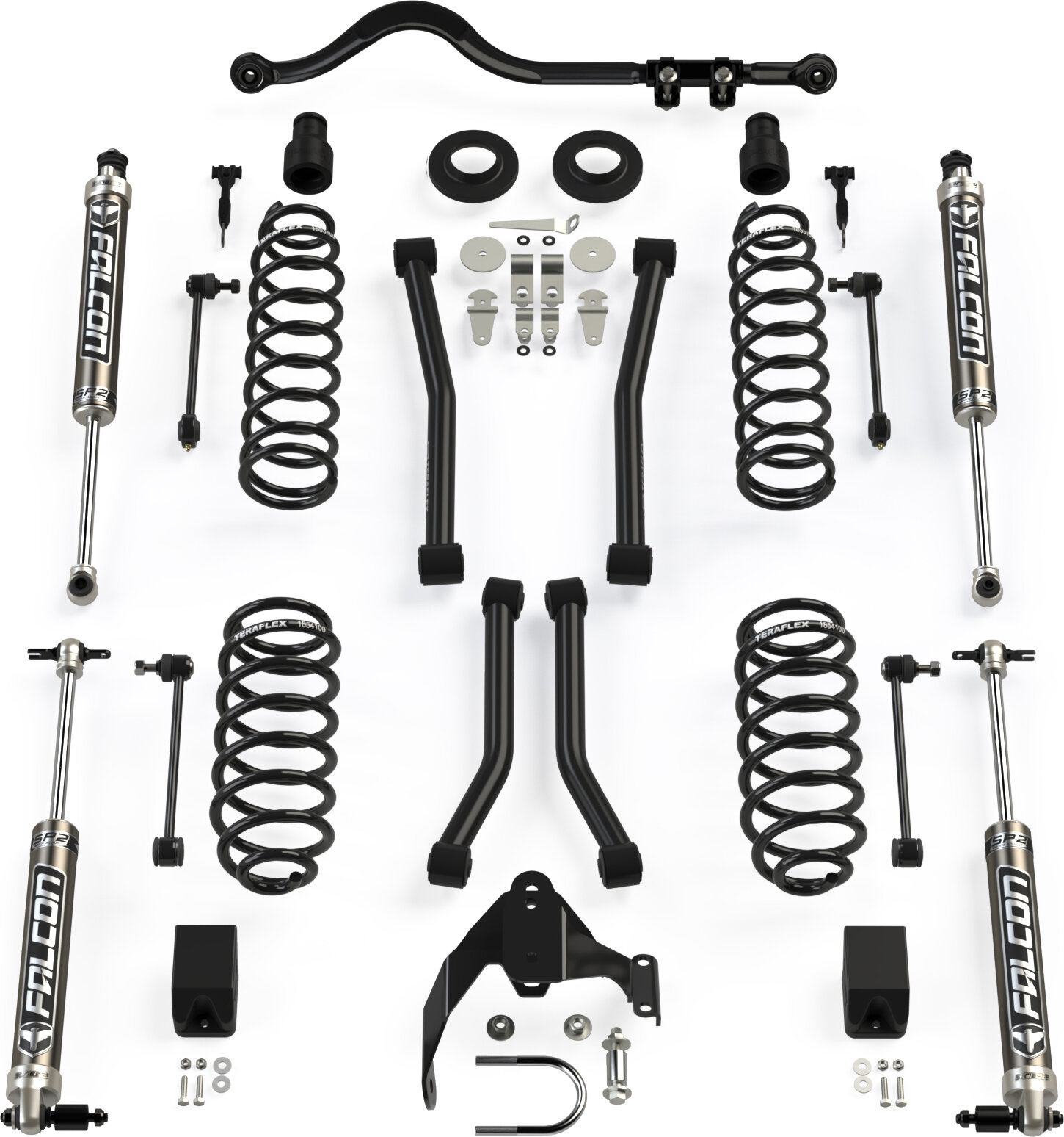 Teraflex 1342000 3" Trail Select Performance Suspension System for 07-18 Jeep Wrangler JK