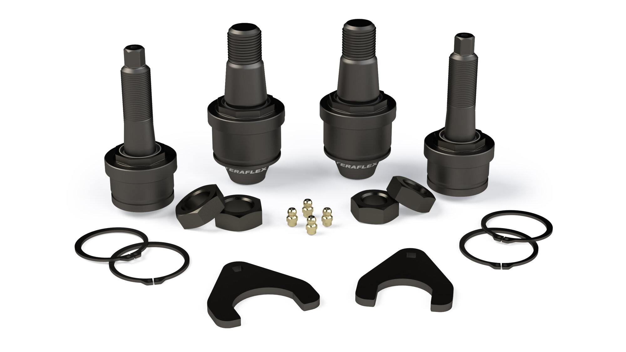 Teraflex 3452030 TERA60 HD Ball Joint Kit for Vehicles with Dana 60 Axles