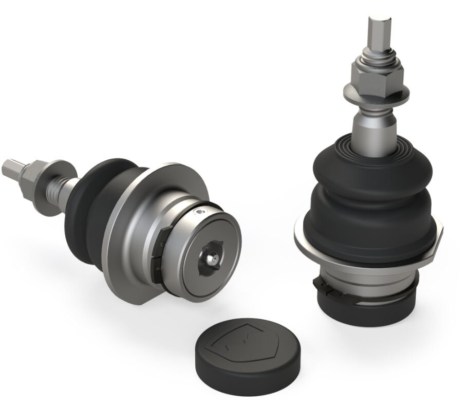 Teraflex 3453000 HD Wear Adjustable Upper Ball Joints for 21-26 Ford Bronco