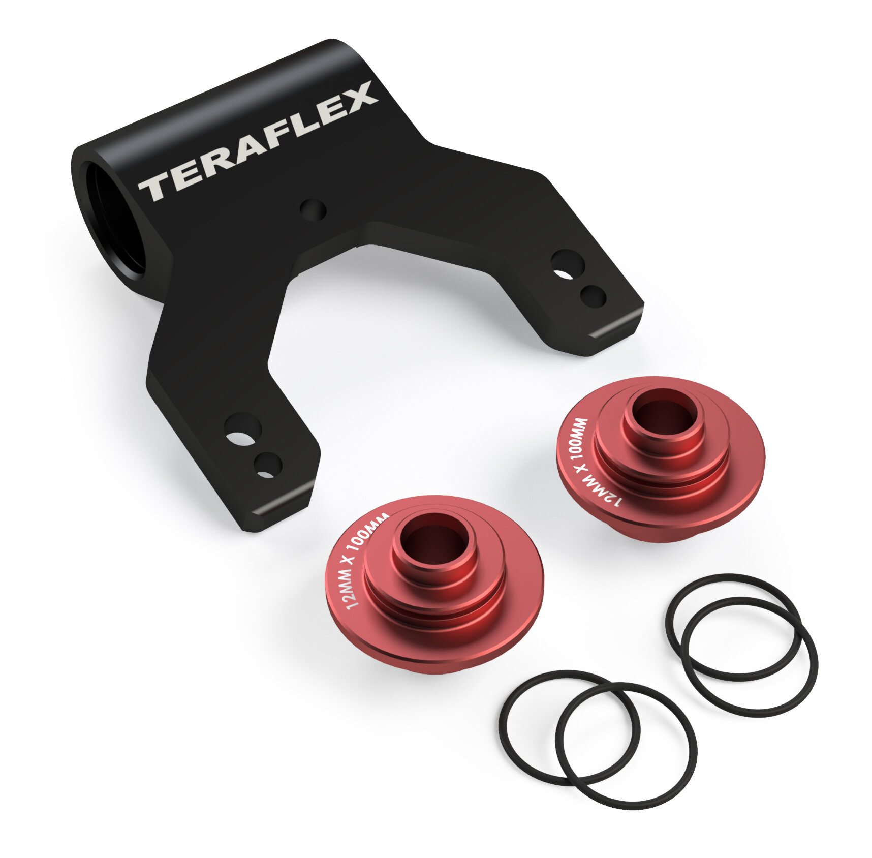 Teraflex Uinta Bike Mount Spacer Kit with Mount Bracket for 20-26 Jeep Gladiator JT