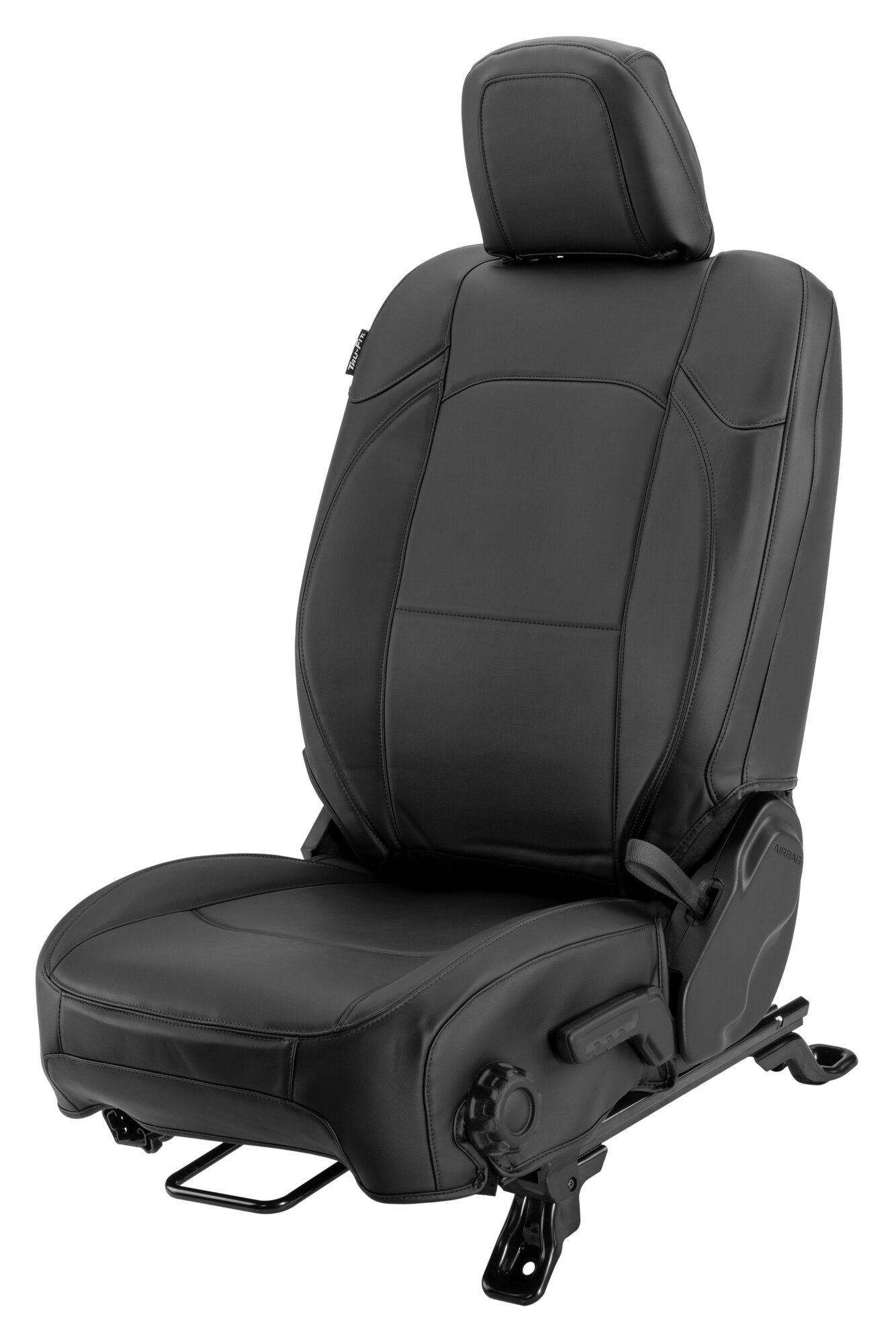 Tru-Fit Eco Leather Front & Rear Seat Covers for 21-25 Jeep Wrangler JL Unlimited 4-Door 4Xe with Rear Seat Center Armrest