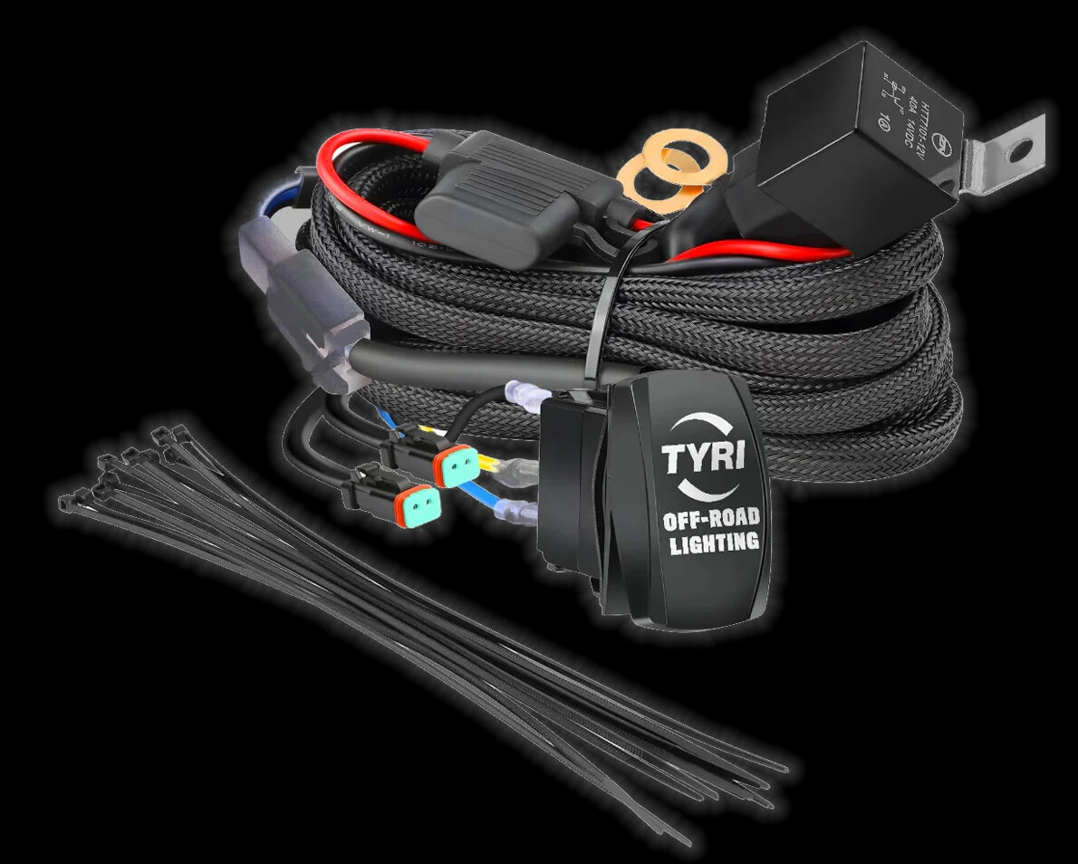 TYRI Off-Road Lighting Relay Wiring Harness