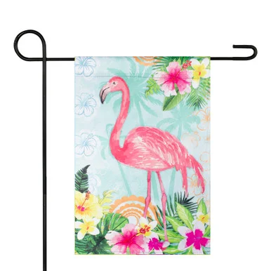 Vibrant Tropical Flamingo Spring Outdoor Garden Flag – Embrace the Beauty of the Tropics