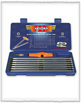 Extra Long Security Driver Set, 9 pc. Set (Discontinued)
