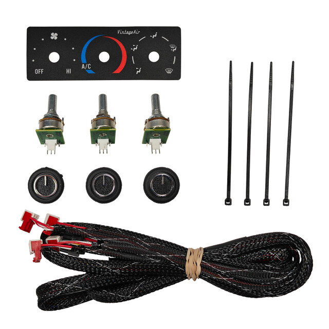 Vintage Air 479030 SureFit Control Panel Kit for 67-85 Jeep Wagoneer SJ
