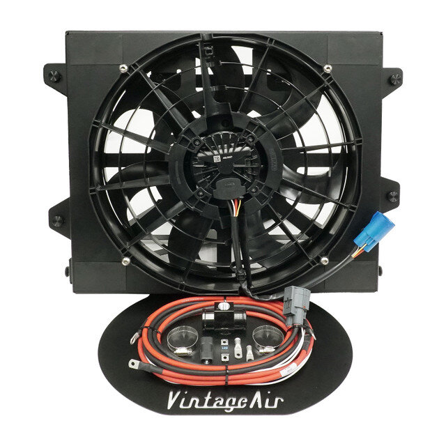 Vintage Air 372035 16" LoPro 500 Watt Brushless Fan & Shroud Kit for 87-95 Jeep Wrangler YJ