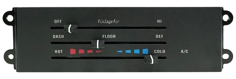 Vintage Air 479028 SureFit Control Panel Kitfor 1986-1991 Jeep Wagoneer SJ